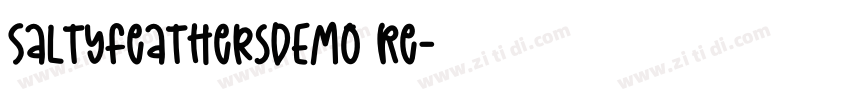 SaltyFeathersDEMO Re字体转换